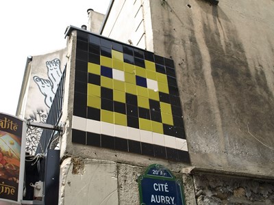 photo graffiti Paris 20eme arrondissement